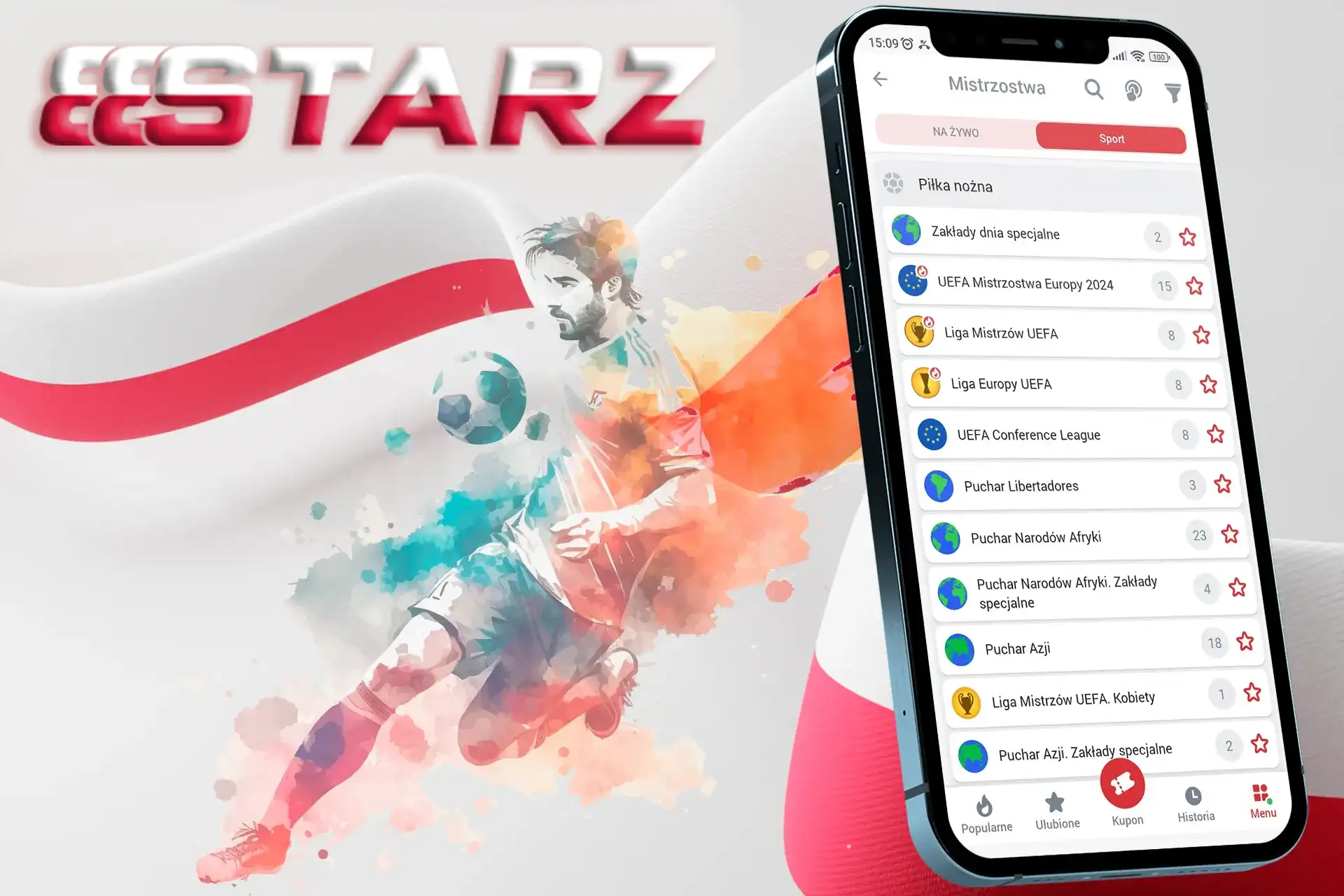 Zakłady sportowe na naszej platformie